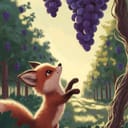 Vulpea și strugurii - Der Fuchs und die Trauben